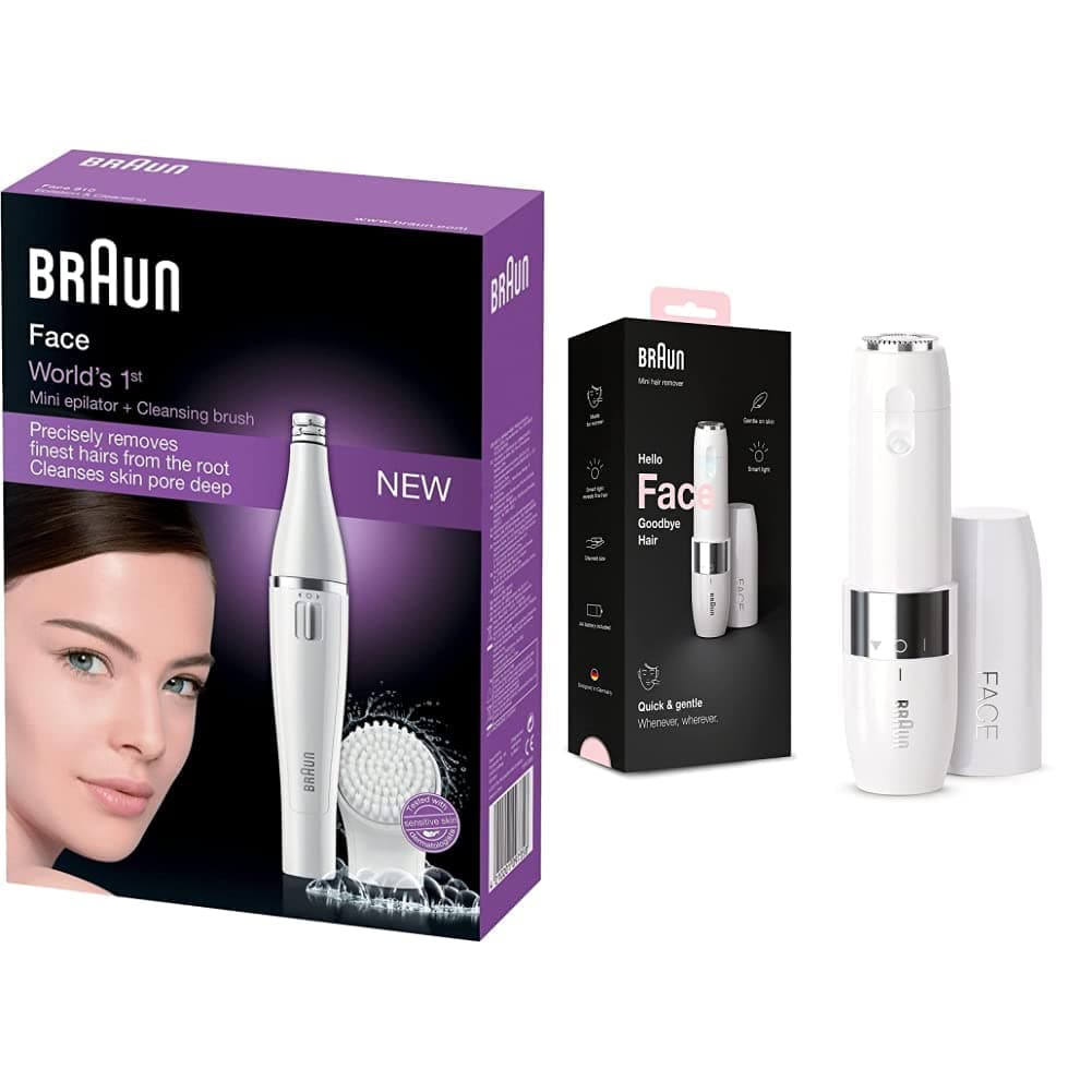 Braun Face 810 Gesichtsepilierer & Reinigungsbürste